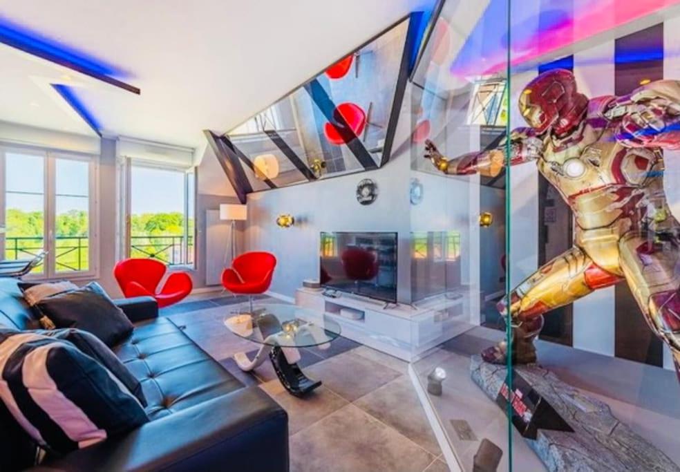 Appartement Disney Avengers, 5 Min Des Parcs Magny-le-Hongre Extérieur photo